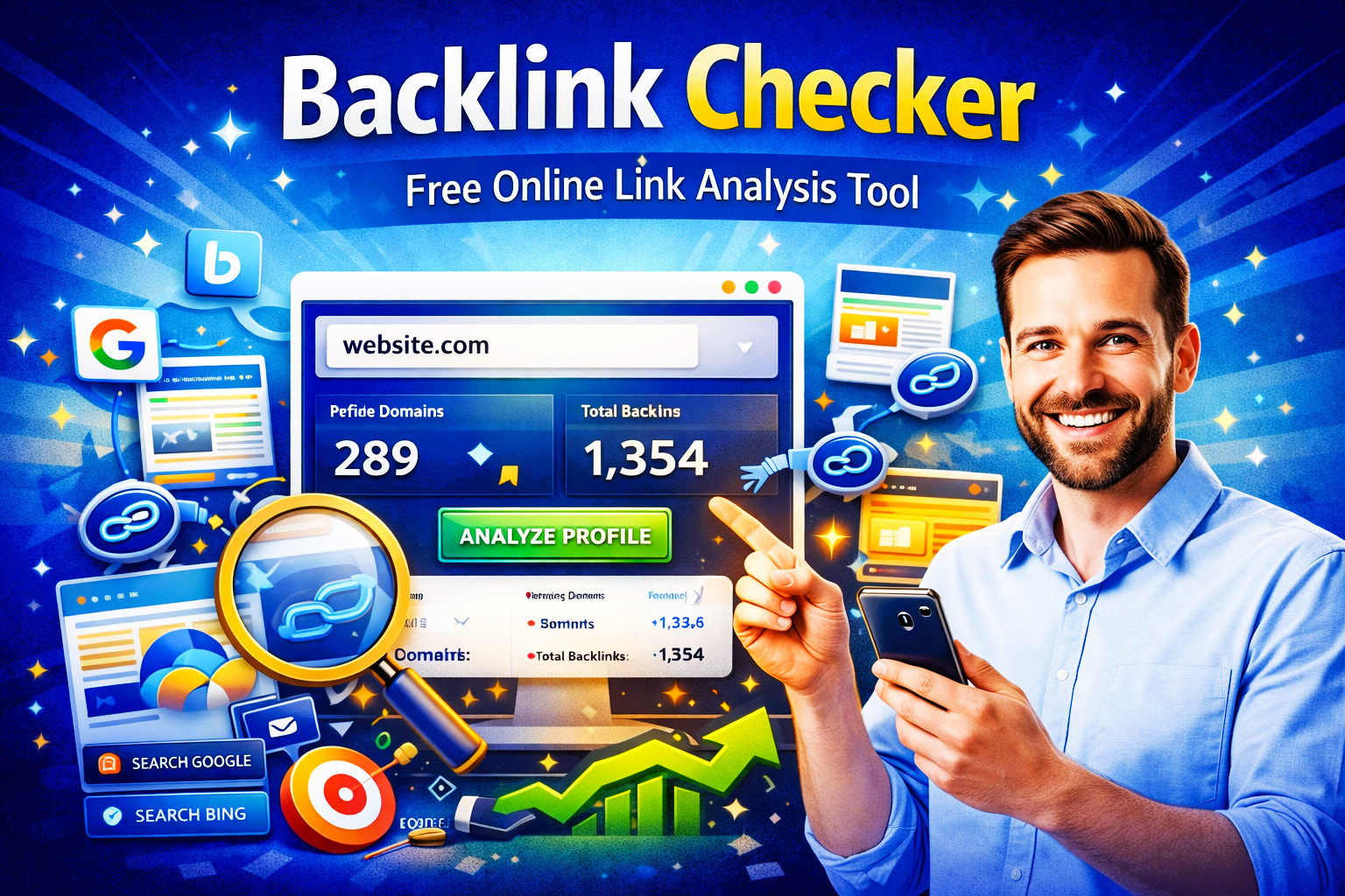 Backlink Checker Tool Dashboard Interface - T4tool.